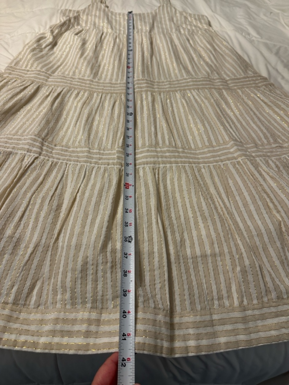 Linda Anderson Sandy Stripes Tiered Sundress - NWOT - Size XL (estimated) - Picture 12 of 14
